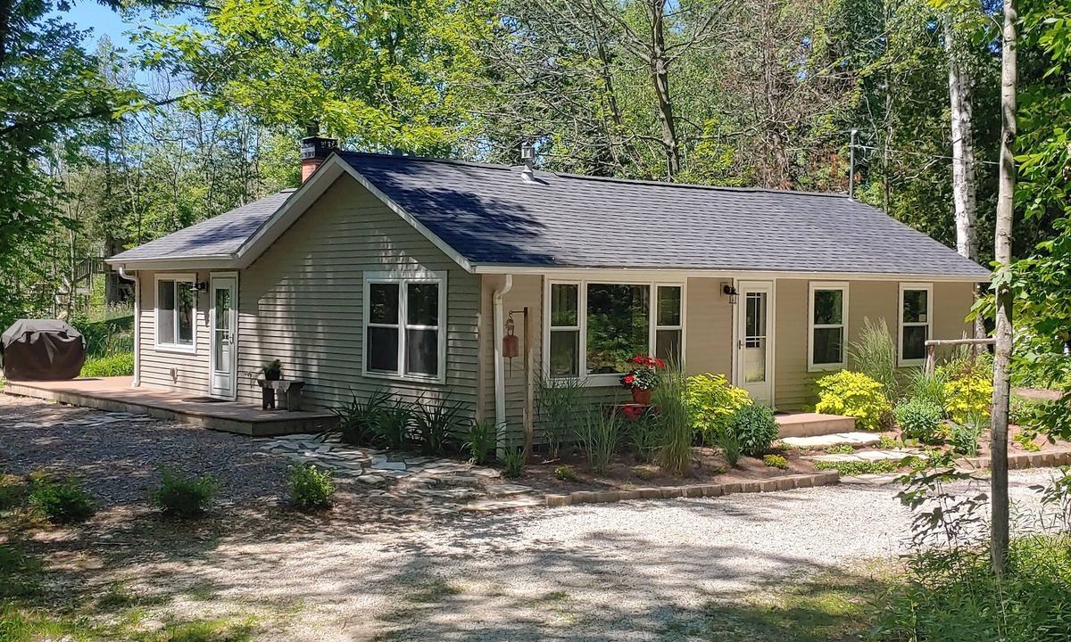 Oostburg House | Tranquil Cottage in the Woods with Lake Michigan only 300 feet away.