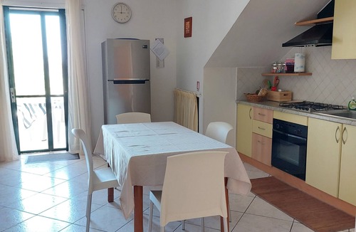 Santa Cesarea Terme Apartment | Beautiful apartment near the sea with garden and terrace with views.