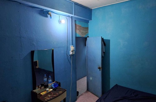 Male Apartment | Charming large studio style room with attached bathroom in Malé with WiFi, AC