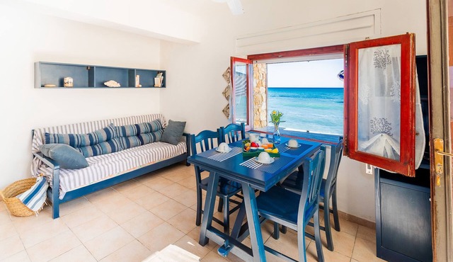 Apollo's Terraces-Apartments on the beach less than 20 m from the sea!Libeccio
