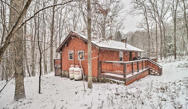 Dog-Friendly Poconos Cabin about 15 Mi to Skiing! in White Haven
