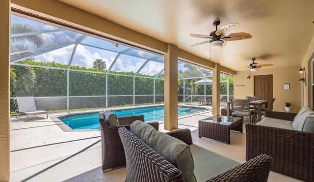 Enjoy all this Home has to Offers, Family-Fun Amenities, Pool -Villa Mercedes-Roelens Vacations in Cape Coral