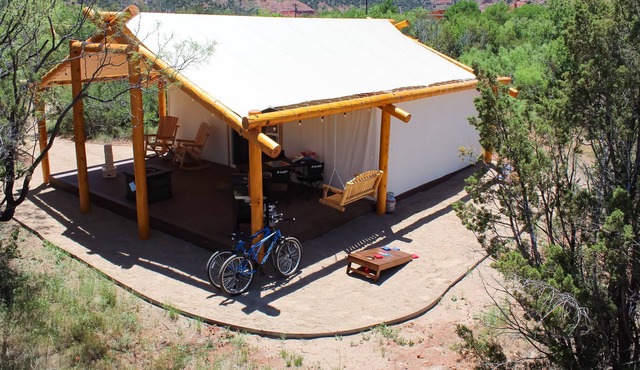 Glamping Cabins in Palo Duro Canyon State Park in Canyon