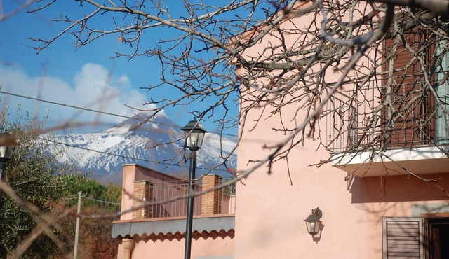 House among the vineyards of Zafferana Etnea in Sicilia