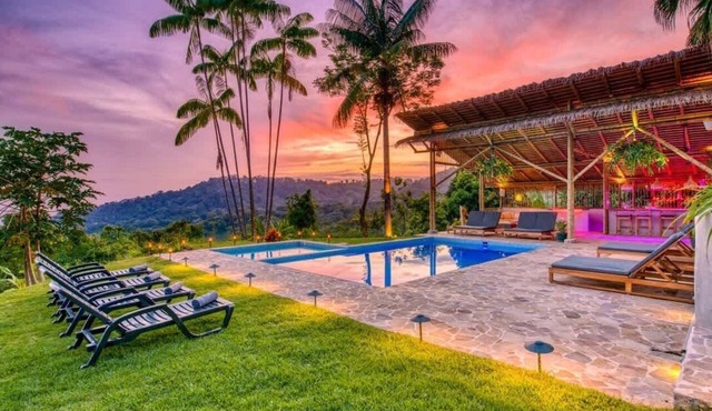 Luxury Ocean View Casita Private Romantic Saltwater Pool 15 min to beach in Savegre de Aguirre