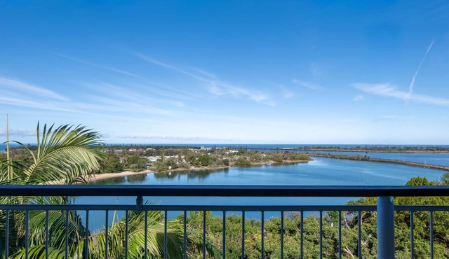 Penthouse | Front-Row 180° Bay & Ocean Views in East Ballina