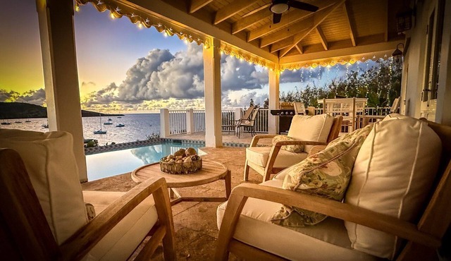 Private Oceanfront Retreat , Two Master Suites , East End in Christiansted