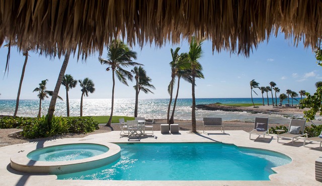 Spectacular ocean front villa, breath taking 180 ocean front views - HOT TUB in Punta Cana