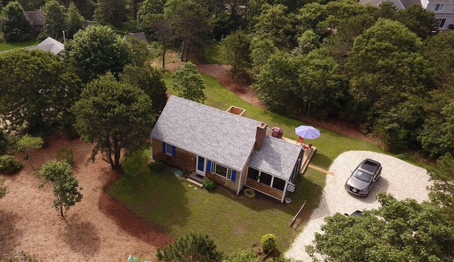 Steps to a private bay beach from this private & Charming Cape! Book this Fall!