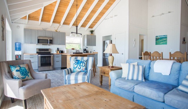 Sunset Cove - Oceanfront Home with Kayaks for Lazy River and Remote Sandbars! in Hartswell