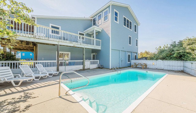 The Sailfish - Duck, Carolina Dunes, Beach 300 Yds, Sound View, Pool, Hot Tub, Pets OK, Flex Stays in Duck