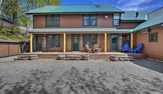 Townhome w/Deck: Walk to Mirror Lake & Main St! in Lake Placid