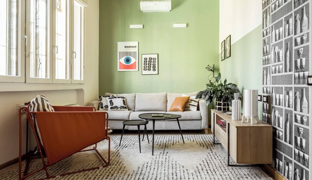 Two Apartments Combined into One Space; 8 people in Milano