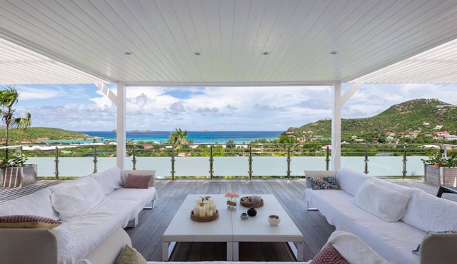 Villa in St Jean - Spectacular view of the bay - Very private - 4 bedrooms in Saint-Barthelemy