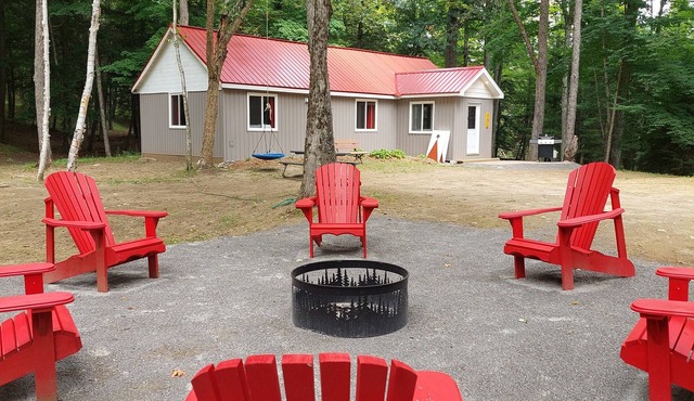 White Tail Cabin located on 100 private forested acres, in a Crown Game Preserve in Apsley