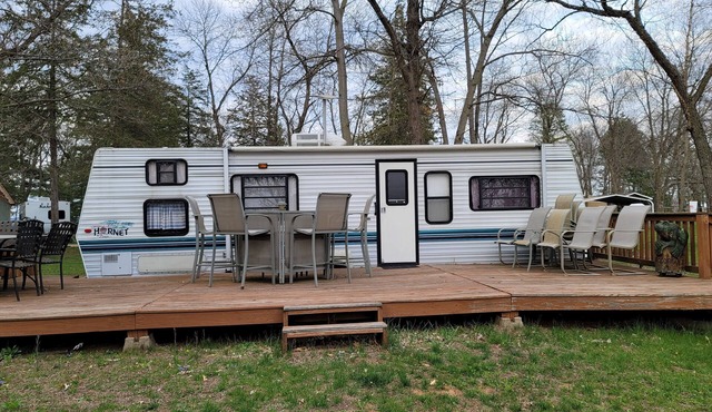 Wisconsin Dells Waterfront: Enjoy Sunsets and Views at The River House! in Adams