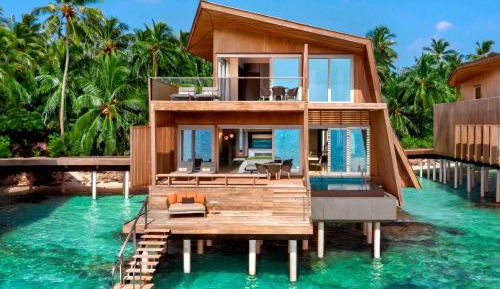 2 Bedroom Sunset Overwater Villa with Pool, Villa, Oceanside, Private pool