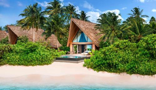 Beach Villa with Pool, 1 Bedroom Villa, 1 King, Sofa bed, Beachfront