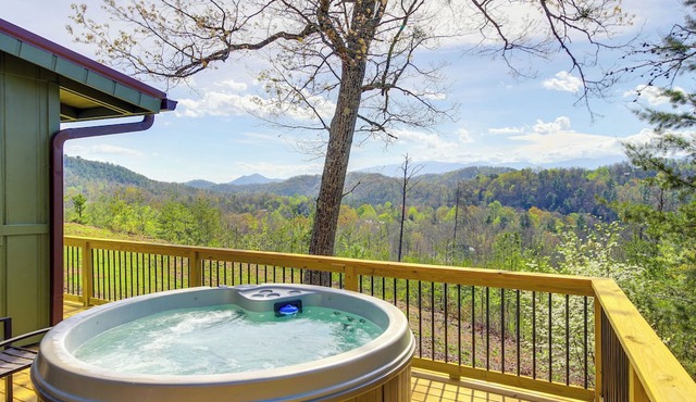 Camp Themed Sevierville Cabin w/Hot Tub + Teepee! in Sevierville