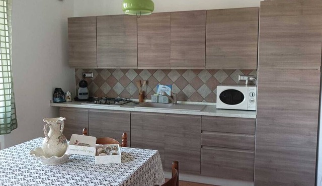 Charming sea front apartment,with 2 bedrooms, AC ,kitchen, washing machine, wifi in Gela